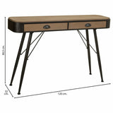 Hall Table with Drawers Alexandra House Living Brown Wood Iron Fir wood 32 x 80 x 120 cm-6