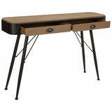 Hall Table with Drawers Alexandra House Living Brown Wood Iron Fir wood 32 x 80 x 120 cm-4