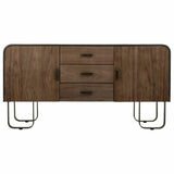 Sideboard Alexandra House Living Brown Iron Fir wood 47 x 76 x 145 cm-6