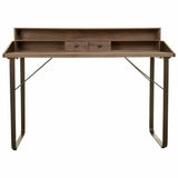 Desk Alexandra House Living Brown Wood Iron Plate Fir wood 60 x 95 x 130 cm-6