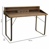 Desk Alexandra House Living Brown Wood Iron Plate Fir wood 60 x 95 x 130 cm-5