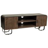 Multipurpose Chest of Drawers Alexandra House Living Brown Wood Iron Plate Fir wood 42 x 58 x 150 cm-0