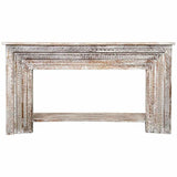 Hall Alexandra House Living White Grey Mango wood 39 x 86 x 160 cm Aged finish Engraving-6