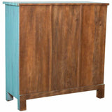 Sideboard Alexandra House Living Blue Mango wood 41 x 101 x 101 cm-4