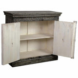 Sideboard Alexandra House Living Black Mango wood 41 x 90 x 97 cm-4