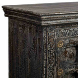 Sideboard Alexandra House Living Black Mango wood 41 x 90 x 97 cm-2