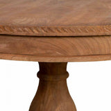 Dining Table Alexandra House Living Natural Mango wood 118 x 77 x 118 cm-2