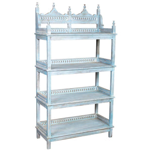 Shelves Alexandra House Living Blue Mango wood 40 x 166 x 90 cm-0