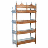 Shelves Alexandra House Living Blue Mango wood 40 x 166 x 90 cm-4