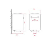 Kettle Teka EWH 15 C White 1500 W 15 L Ceramic Enamelled Steel-3