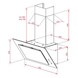 Conventional Hood Teka 112930042 70 cm 700 m3/h 61 dB 280W White A+-5