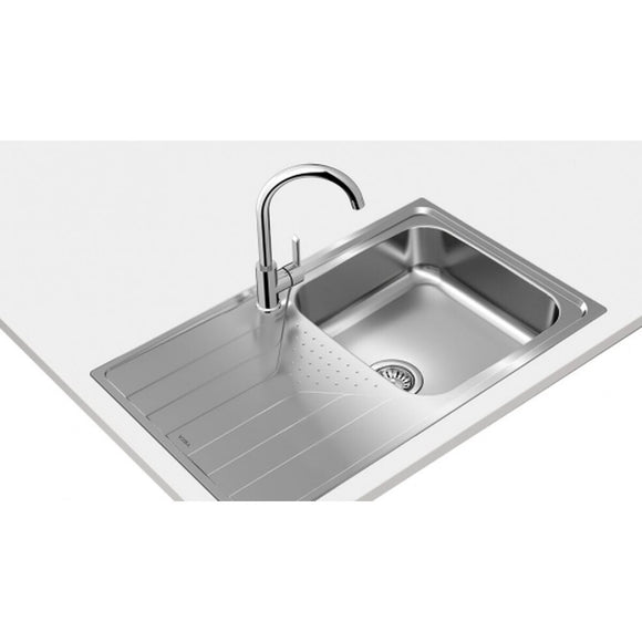 Sink with One Basin Teka 115110023 Steel-0