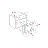 Microwave Teka ML 8200 BIS White 700 W 20 L-1