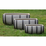 Set of Planters Alexandra House Living Clay 55 x 34 x 77 cm 40 x 30 x 19,5 cm 60 x 43 x 27,5 cm 3 Pieces-1