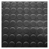 Carpet Exma Black Natural rubber 1 x 10 m Circles-1