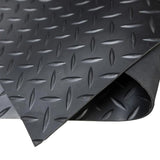 Carpet Exma Black Natural rubber 1 x 10 m Diamonds-2