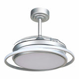 Ceiling Fan CristalRecord Silver 40 W Ø 40 cm-9