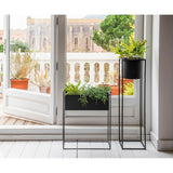 Planter with stand Alexandra House Living Black Metal 51 x 24 x 65 cm-3