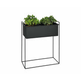 Planter with stand Alexandra House Living Black Metal 51 x 24 x 65 cm-4