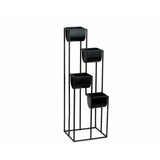 Planter with stand Alexandra House Living Black Metal Plastic 100 x 29 x 33 cm-0