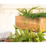 Planter with stand Alexandra House Living Brown Black Metal Recycled Wood 21 x 60 x 55 cm-1