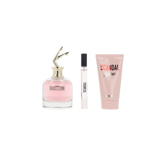 Women's Perfume Set Jean Paul Gaultier SCANDAL 3 Pieces-0