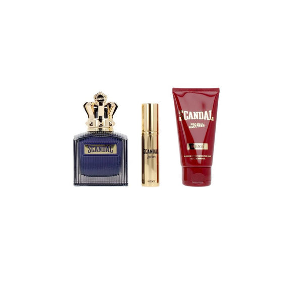 Men's Perfume Set Jean Paul Gaultier Scandal Intense 2 Pieces-0