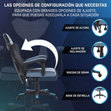 Gaming Chair Newskill Eros Blue Black-2