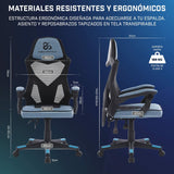 Gaming Chair Newskill Eros Blue Black-1