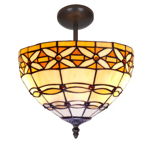 Ceiling Light Viro Marfíl Ivory Iron 60 W 30 x 45 x 30 cm-0