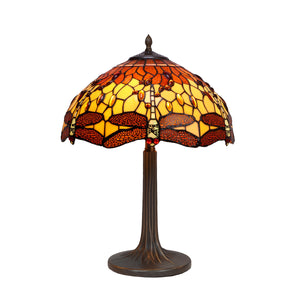 Desk lamp Viro Bell Amber Zinc 60 W 40 x 62 x 40 cm-0
