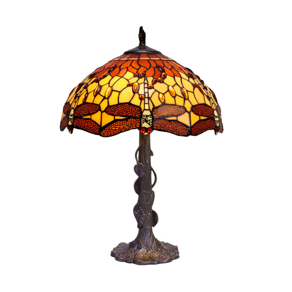 Desk lamp Viro Belle Amber Amber Zinc 60 W 40 x 60 x 40 cm-0