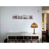 Desk lamp Viro Belle Amber Amber Zinc 60 W 30 x 50 x 30 cm-1