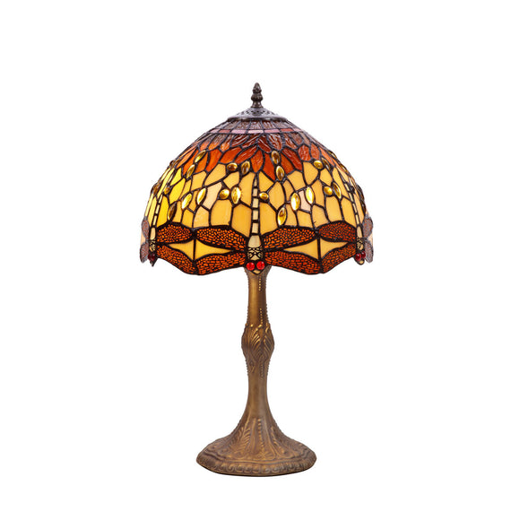 Desk lamp Viro Belle Amber Amber Iron 60 W 30 x 50 x 30 cm-0