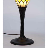 Desk lamp Viro Quarz Amber Zinc 60 W 40 x 56 x 40 cm-1