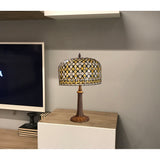Desk lamp Viro Queen Multicolour Zinc 60 W 30 x 54 x 30 cm-5