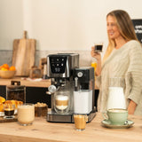 Cecotec Power Espresso 20 Cream Semi-Automatic Coffee Maker 20 Bar 1350 W Black-2