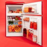 Combined Refrigerator Cecotec Bolero CoolMarket 2D Origin 86 Red E 86 L Red-1