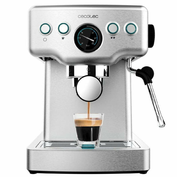 Express Manual Coffee Machine Cecotec Power Espresso 20 Barista Mini Silver 1465 W 1,2 L-0