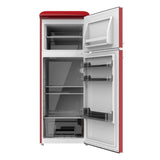 Combined Refrigerator Cecotec Bolero CoolMarket 2D Origin 215 Red E 215 L Red-3