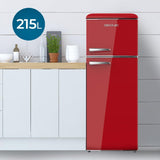 Combined Refrigerator Cecotec Bolero CoolMarket 2D Origin 215 Red E 215 L Red-7
