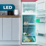 Combined Refrigerator Cecotec Bolero CoolMarket 2D Origin 215 Red E 215 L Red-2