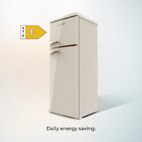 Cecotec fridge freezer beige 215 L Bolero CoolMarket 2D Origin 215 E-12