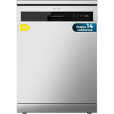 Cecotec Dishwasher Bolero Aguazero 6200 Inox D, 14 Place Settings, 6 Programs, Steel-0