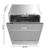 Cecotec 60 cm Integrated Dishwasher Bolero Aguazero 6500 Full-BI C 15 Services Steel-3
