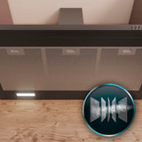 Cecotec Conventional Hood 90 cm Black Stainless Steel 650 m³/h LED Light Bolero Flux PM 906500-7