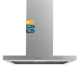 Cecotec Conventional Hood Bolero Flux TM 703500 Stainless Steel 70 cm, 350 m³/h, LED, A-0