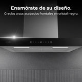 Conventional Hood Cecotec Bolero Flux TT 605500 Glass Black-17