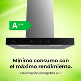 Conventional Hood Cecotec Bolero Flux TT 605500 Glass Black-12