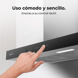 Conventional Hood Cecotec Bolero Flux TT 605500 Glass Black-16